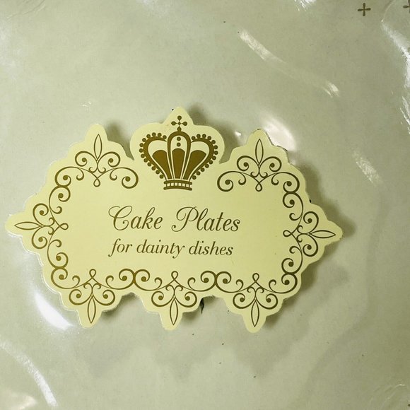 Pretty Tea Party Cake Plates Floral Talking Tables 7 Inch Paper Plates 12 Pack - Picture 4 of 10